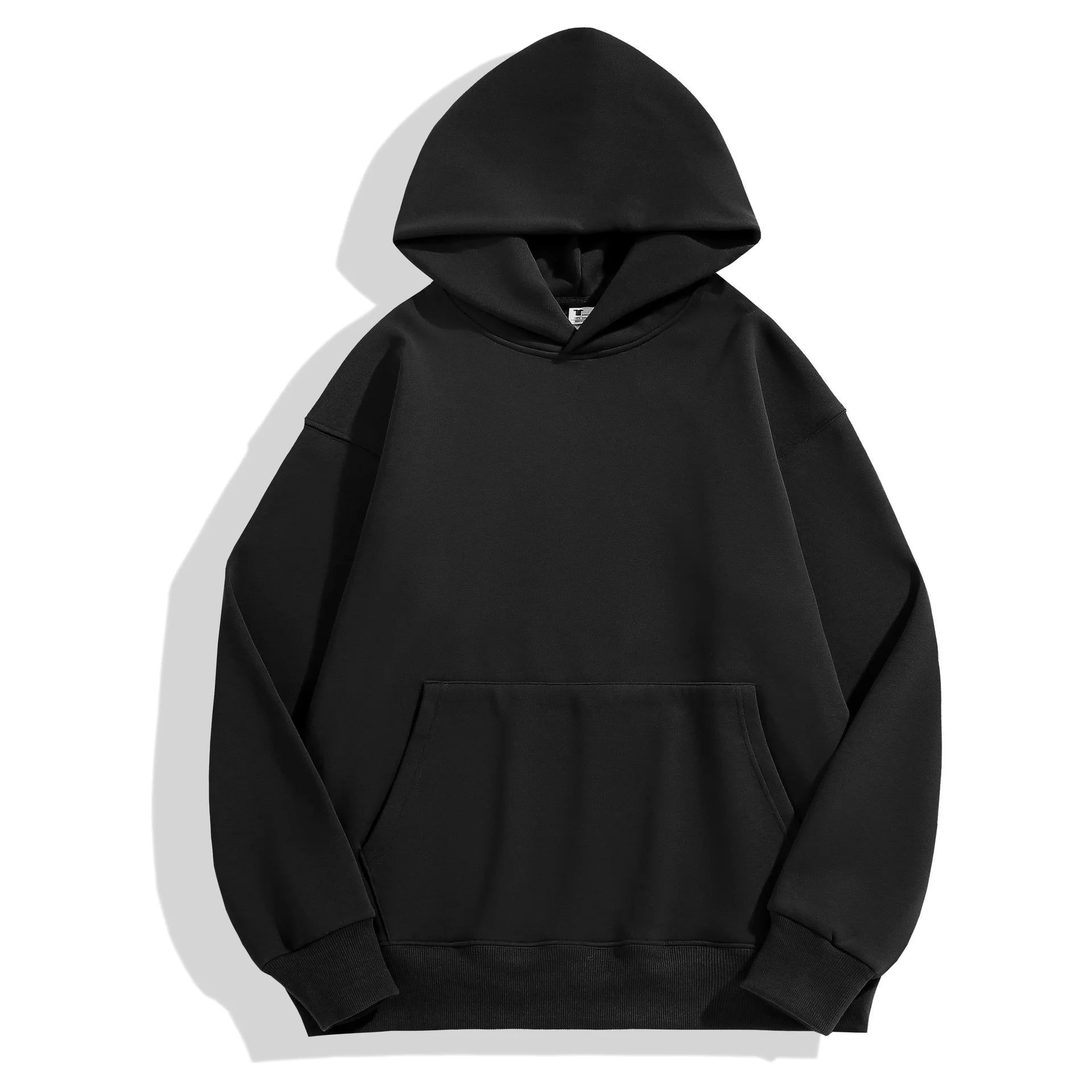 Black Heavy weight cotton hoodie